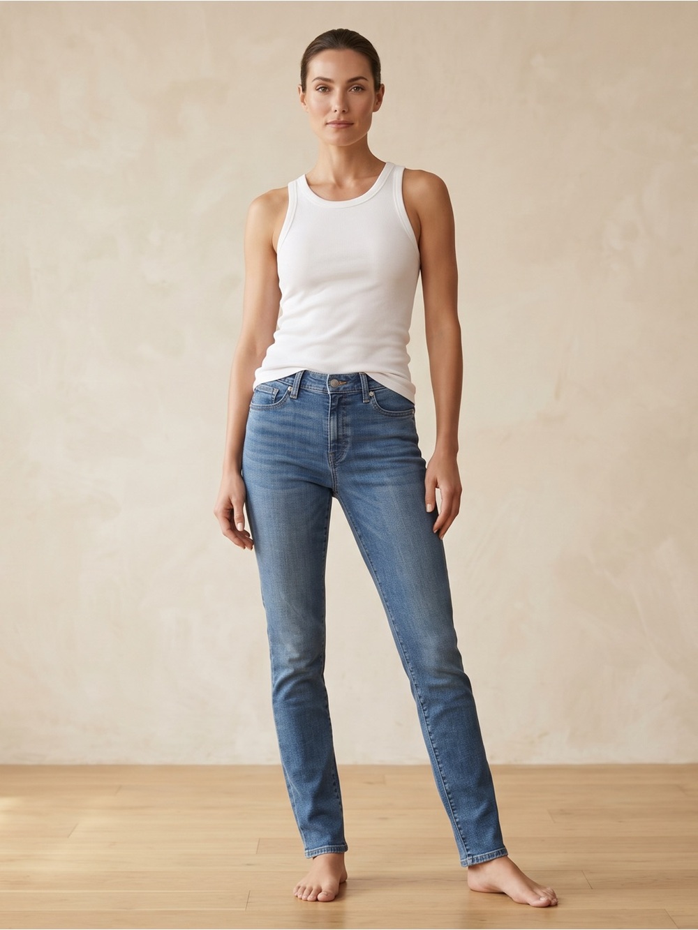 Lucky Brand Women’s Skinny Jeans in Blue Wash - Picture 1 of 2